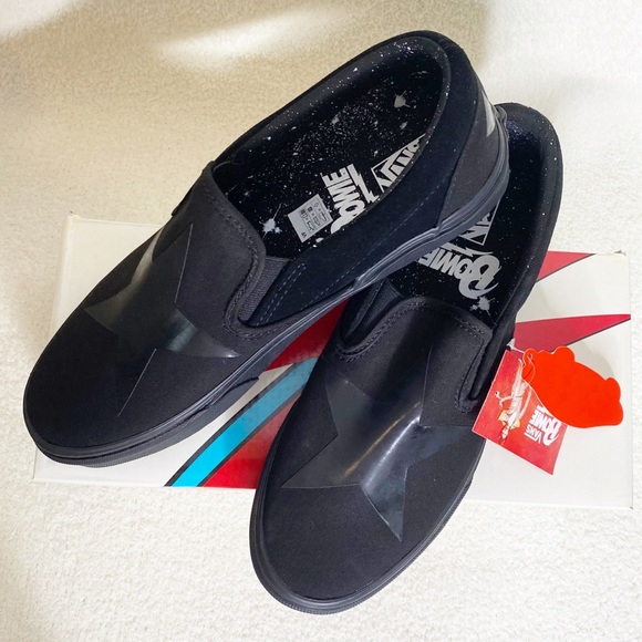 {Vans} David Bowie Black Star slip on - Picture 2 of 8